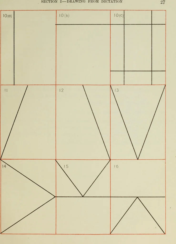 An illustration from Graded drawings for infants and junior classes, 1900, leaf 29