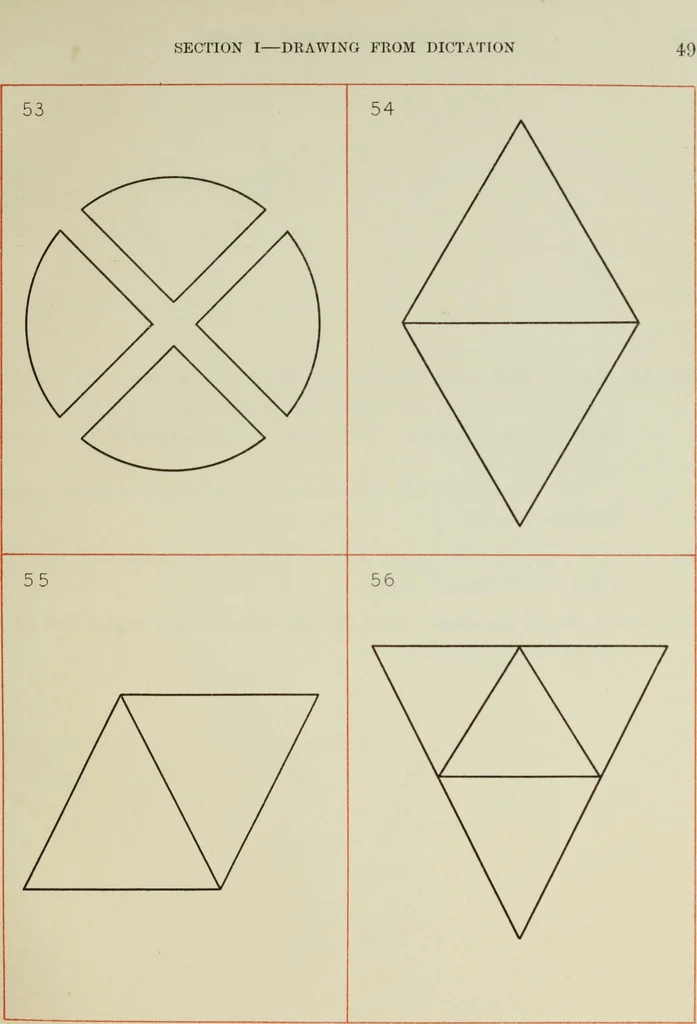 An illustration from Graded drawings for infants and junior classes, 1900, leaf 51
