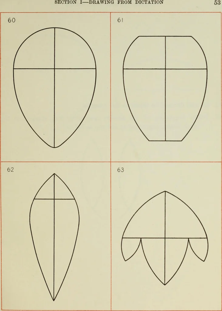 An illustration from Graded drawings for infants and junior classes, 1900, leaf 55
