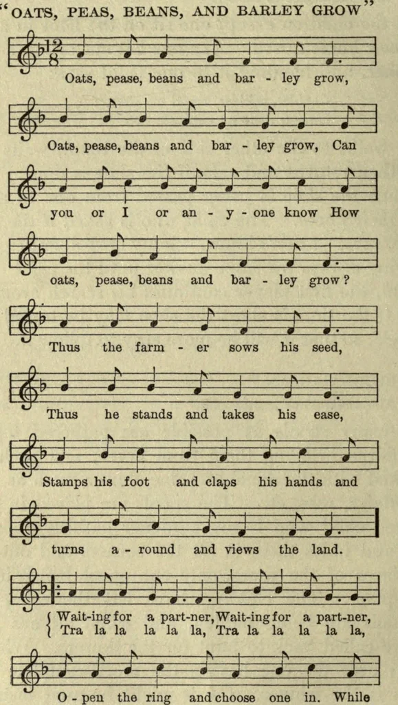 An illustration from Graded games and rythmic exercises for primary schools (for the school room and playground), 1908, leaf 80