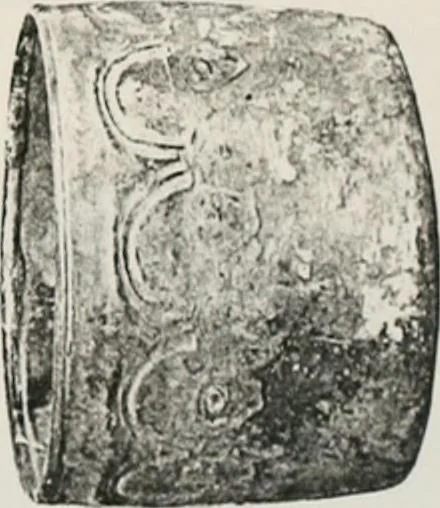 An illustration from Graeco-Egyptian glass, 1905, leaf 109