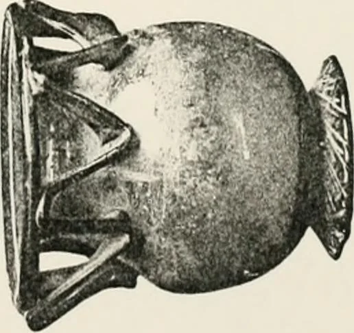 An illustration from Graeco-Egyptian glass, 1905, leaf 111