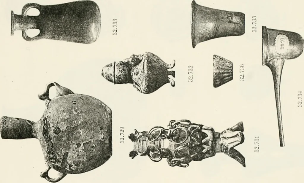 An illustration from Graeco-Egyptian glass, 1905, leaf 121