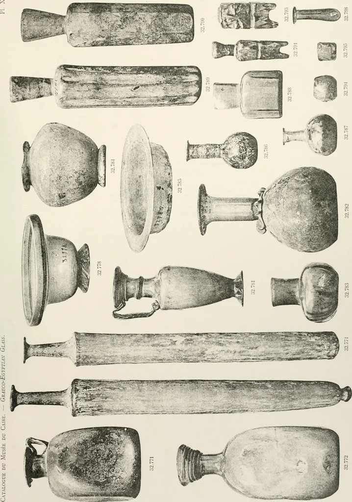 An illustration from Graeco-Egyptian glass, 1905, leaf 125