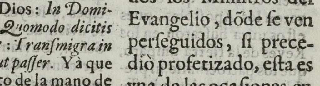 An illustration from Oracion funebre, que dixo el doctor D. Ysidro Sariñan, y Cuenca, Chantre de la Santa Iglesia Metropolitana de Mexico, Cathedratico de Prima de Sagrada Escritura en la Real Universidad ... El dia 20. de Março de 1681 ... En las Exequias de veinte y un Religiosos de la Regular Observancia del Seraphico P. S. Francisco, que murieron à manos de los Indios Apostatas de la Nueva-Mexico, en diez de Agosto del Año de 1680 ..., 1681, leaf 32