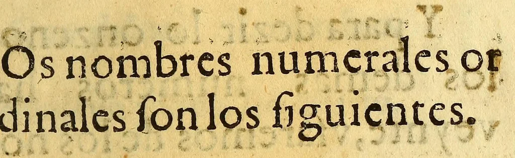 An illustration from Gramatica en la lengua general del Nueuo Reyno, llamada Mosca., 1619, leaf 279