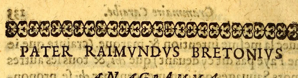 An illustration from Grammaire caraibe., 1667, leaf 142