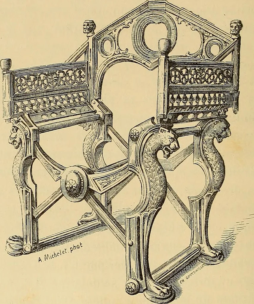 An illustration from Grammaire des arts décoratifs, décoration intérieure de la maison, 1882, leaf 166