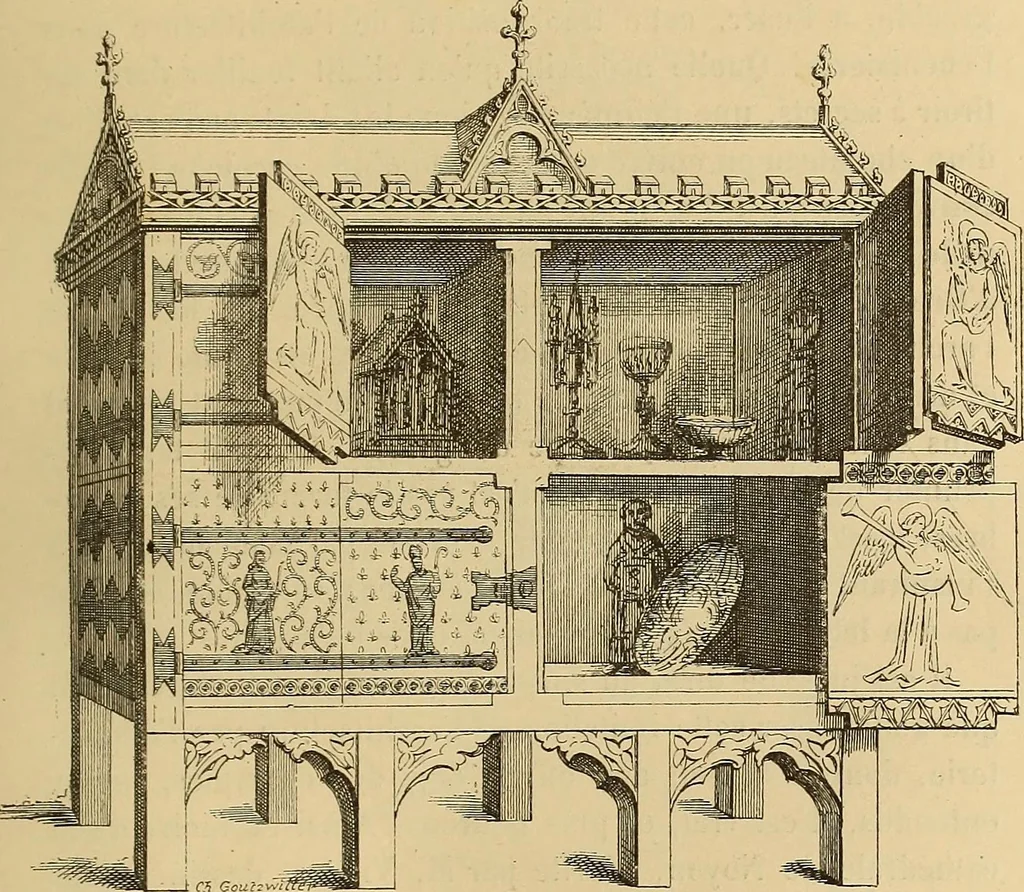 An illustration from Grammaire des arts décoratifs, décoration intérieure de la maison, 1882, leaf 169