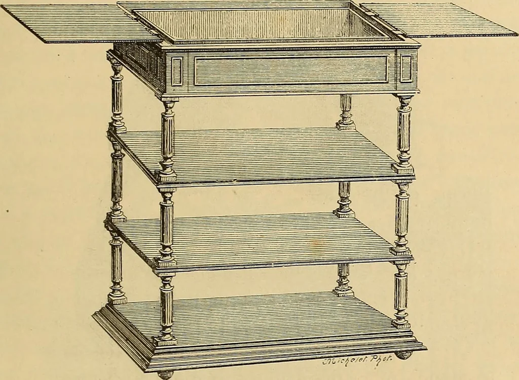 An illustration from Grammaire des arts décoratifs, décoration intérieure de la maison, 1882, leaf 189