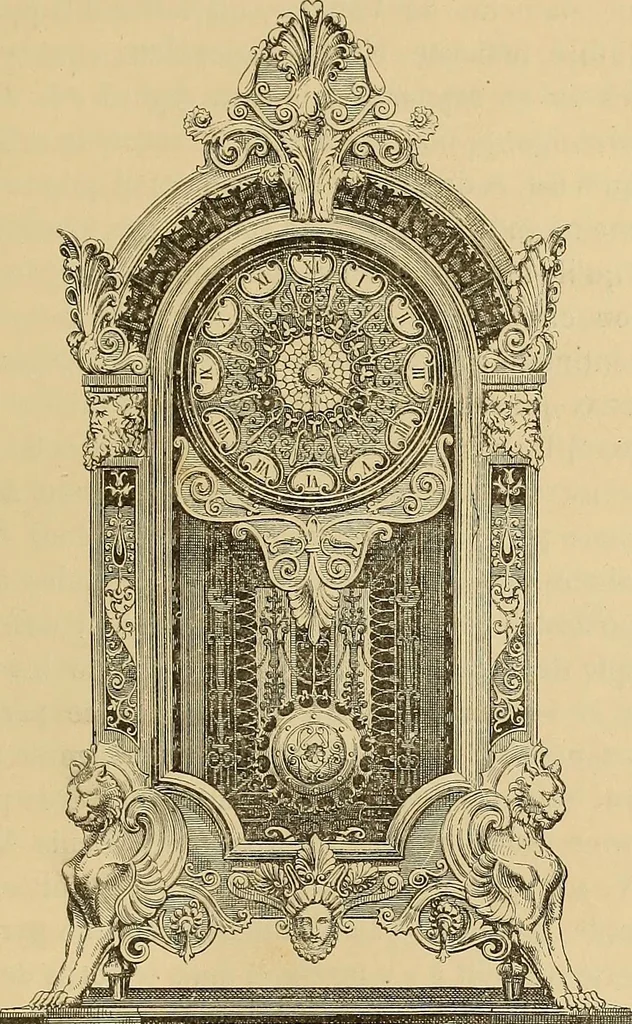 An illustration from Grammaire des arts décoratifs, décoration intérieure de la maison, 1882, leaf 217