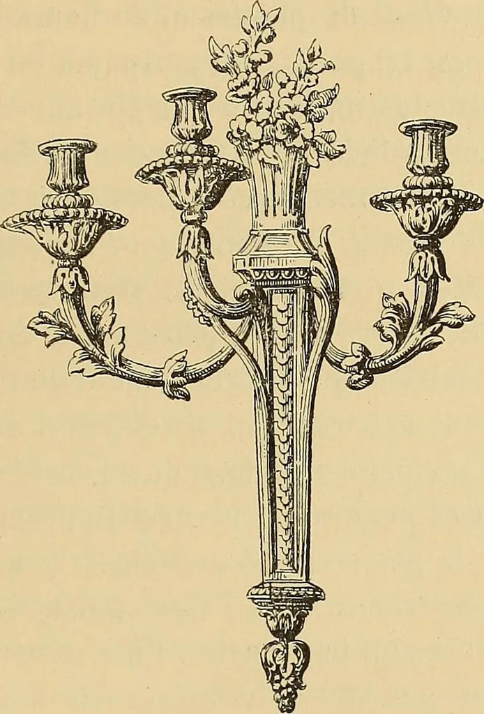 An illustration from Grammaire des arts décoratifs, décoration intérieure de la maison, 1882, leaf 221