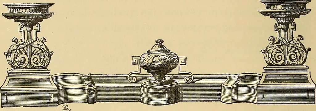 An illustration from Grammaire des arts décoratifs, décoration intérieure de la maison, 1882, leaf 230
