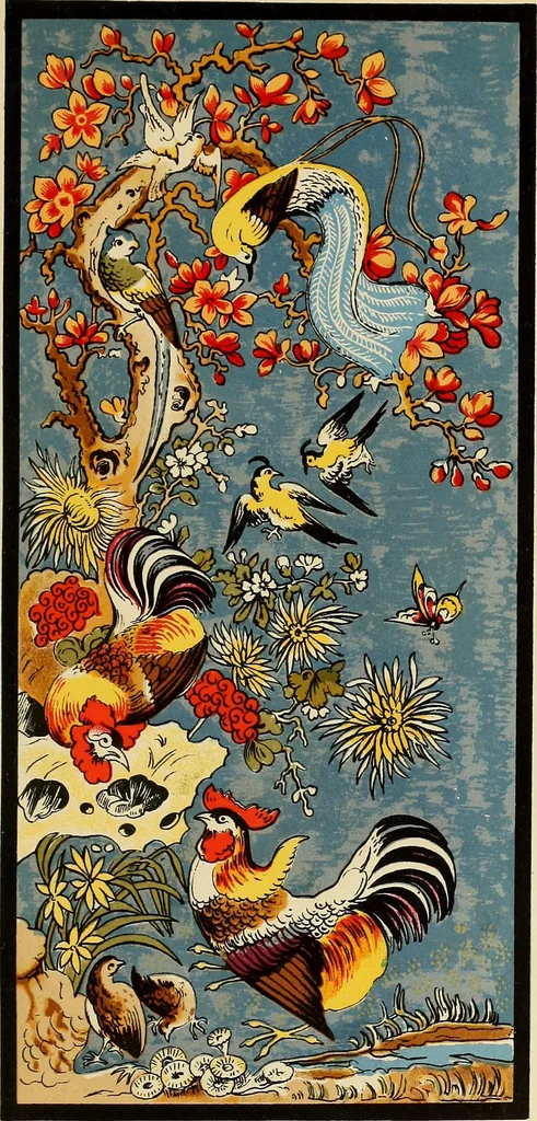 An illustration from Grammaire des arts décoratifs, décoration intérieure de la maison, 1882, leaf 249