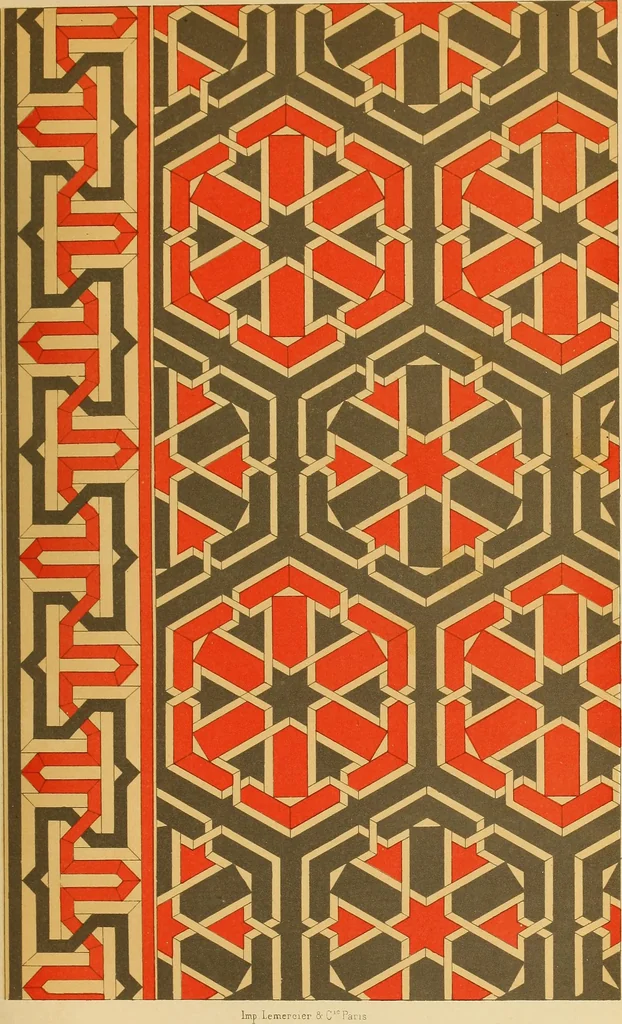 An illustration from Grammaire des arts décoratifs, décoration intérieure de la maison, 1882, leaf 29