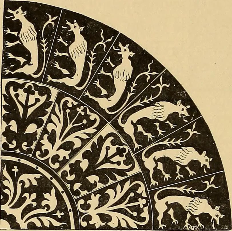 An illustration from Grammaire des arts décoratifs, décoration intérieure de la maison, 1882, leaf 32