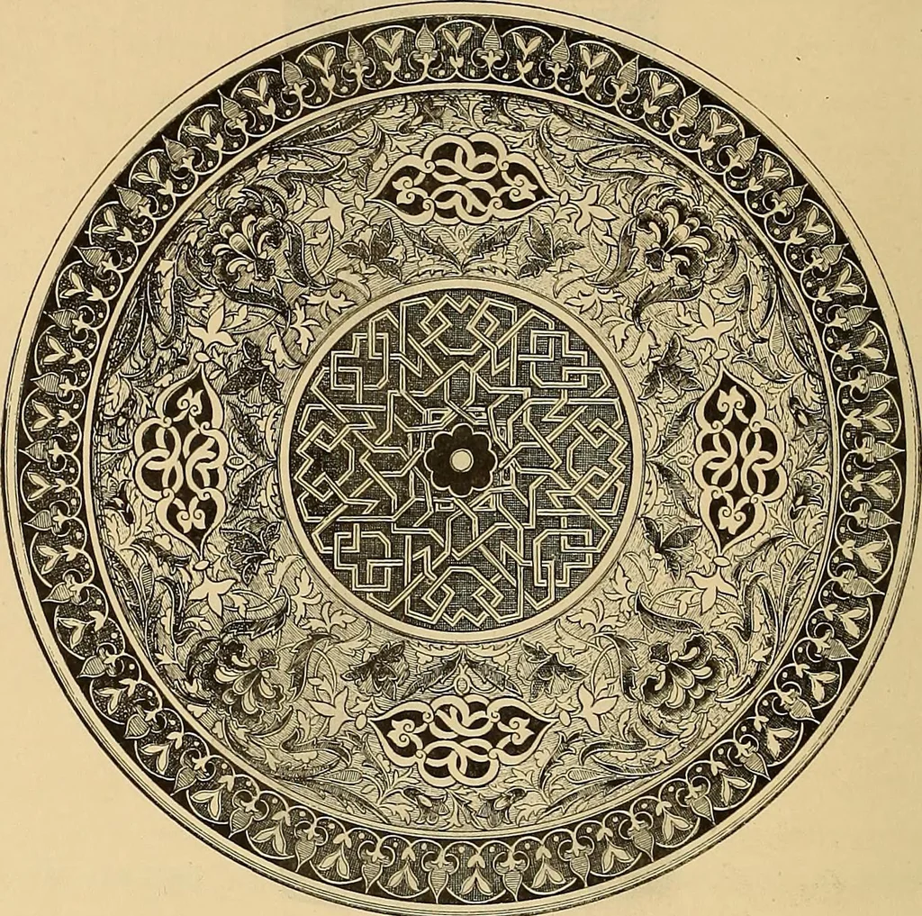 An illustration from Grammaire des arts décoratifs, décoration intérieure de la maison, 1882, leaf 332