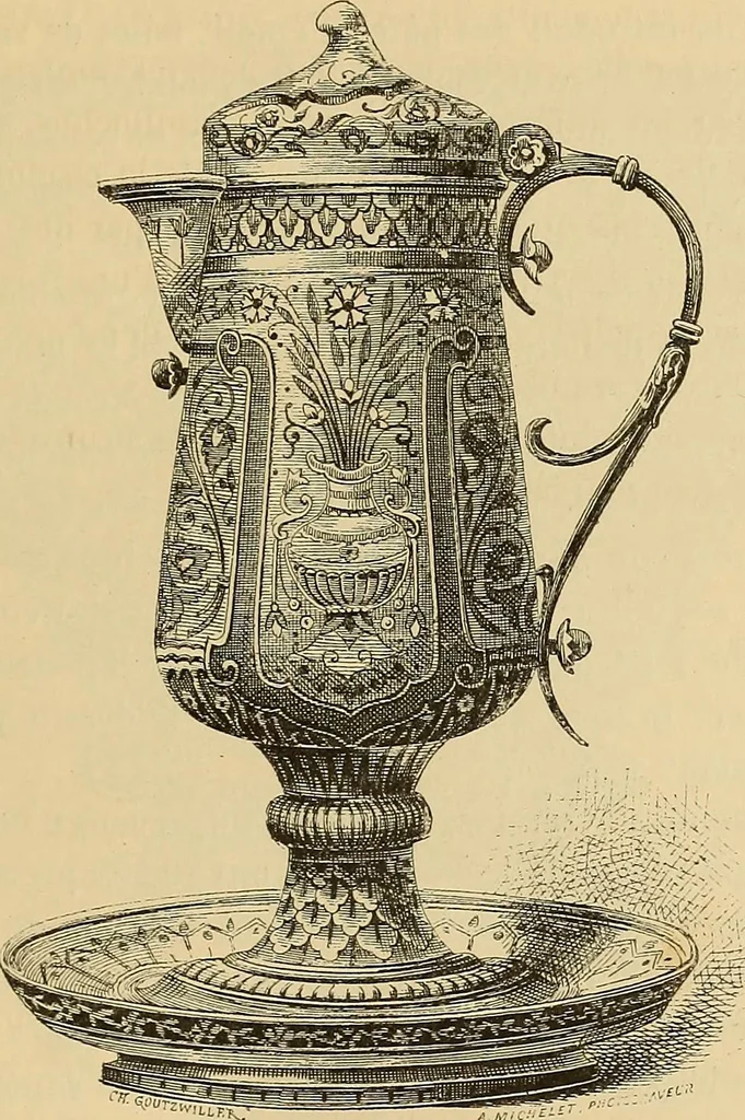 An illustration from Grammaire des arts décoratifs, décoration intérieure de la maison, 1882, leaf 355