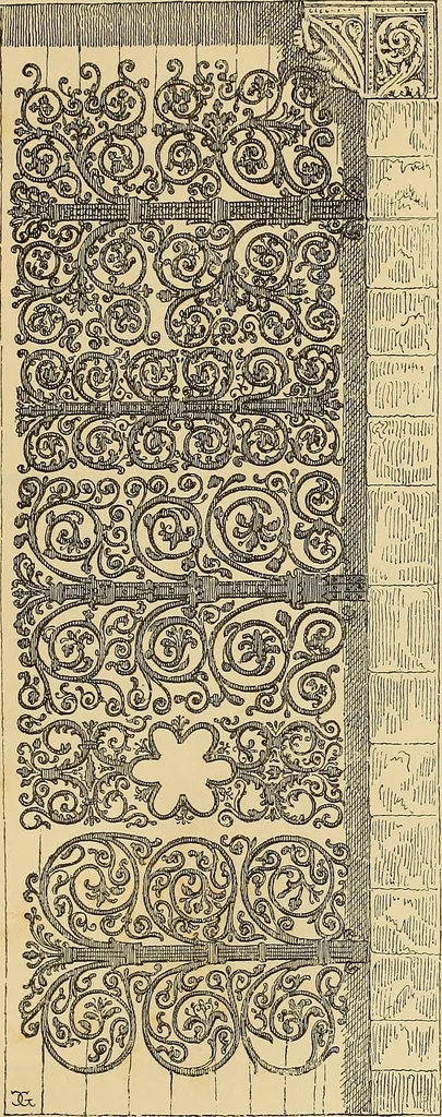 An illustration from Grammaire des arts décoratifs, décoration intérieure de la maison, 1882, leaf 39