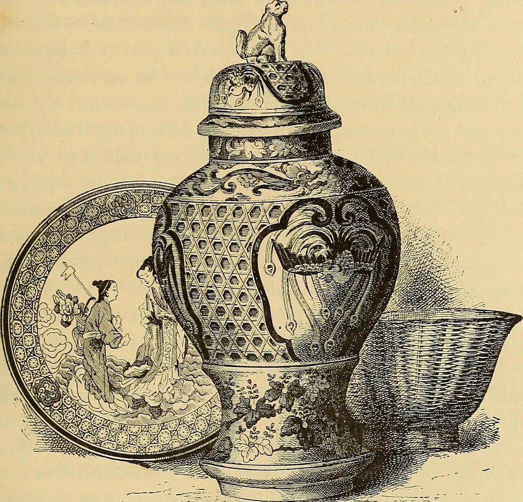 An illustration from Grammaire des arts décoratifs, décoration intérieure de la maison, 1882, leaf 423