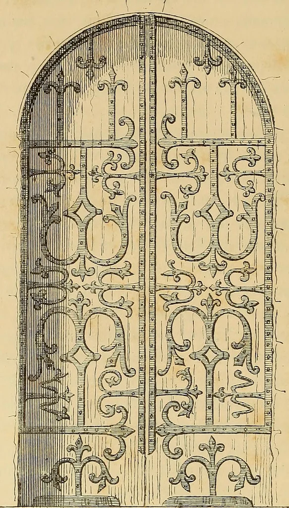 An illustration from Grammaire des arts décoratifs, décoration intérieure de la maison, 1882, leaf 46