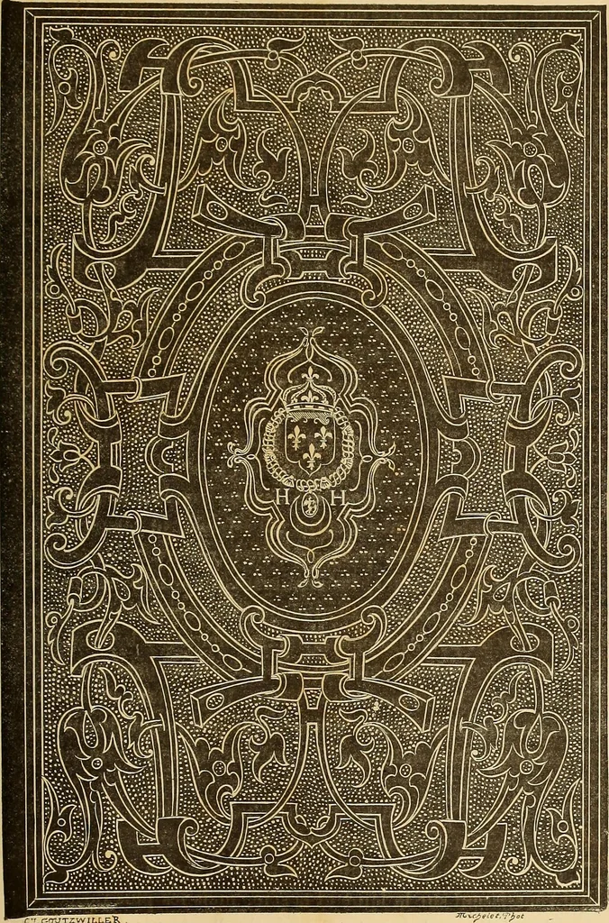 An illustration from Grammaire des arts décoratifs, décoration intérieure de la maison, 1882, leaf 465