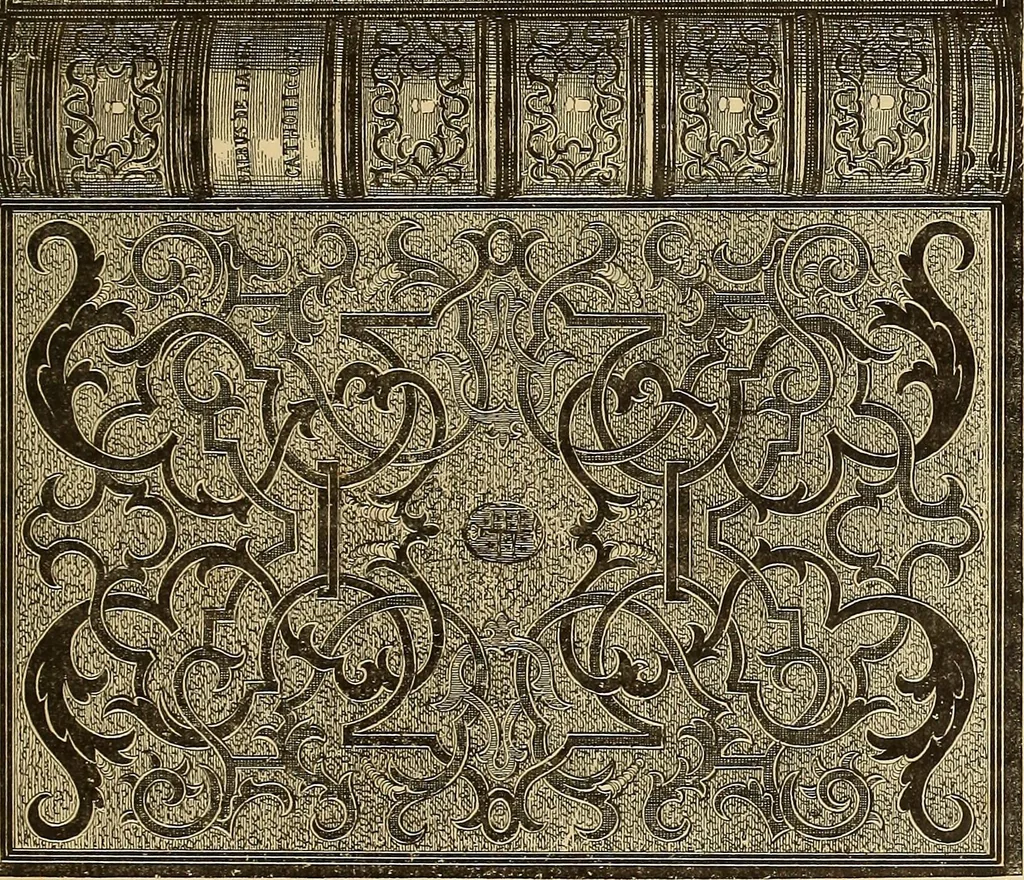 An illustration from Grammaire des arts décoratifs, décoration intérieure de la maison, 1882, leaf 481