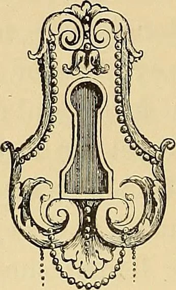 An illustration from Grammaire des arts décoratifs, décoration intérieure de la maison, 1882, leaf 58