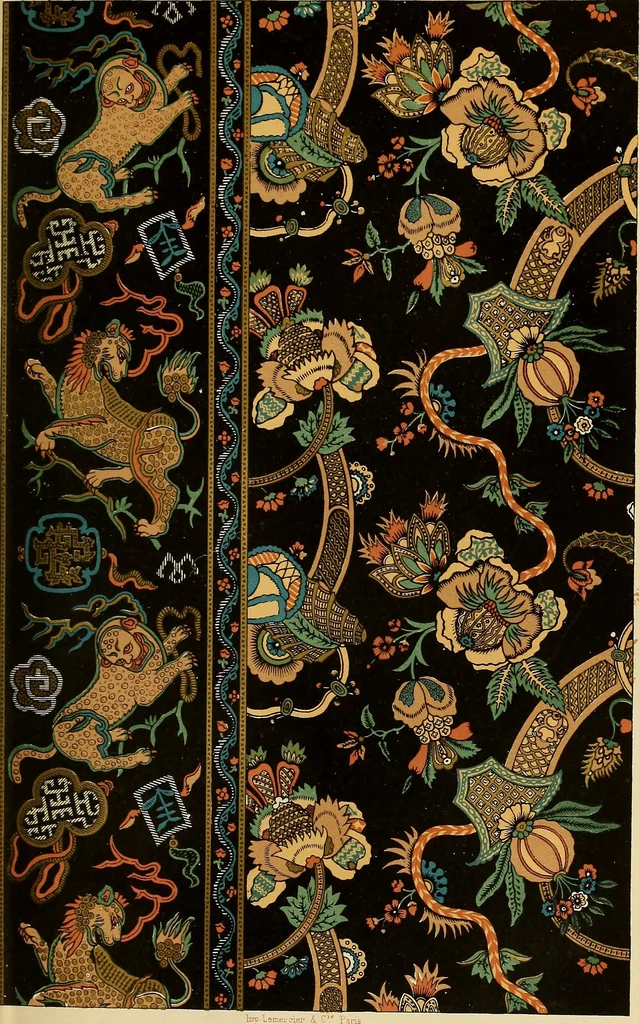 An illustration from Grammaire des arts décoratifs, décoration intérieure de la maison, 1882, leaf 97