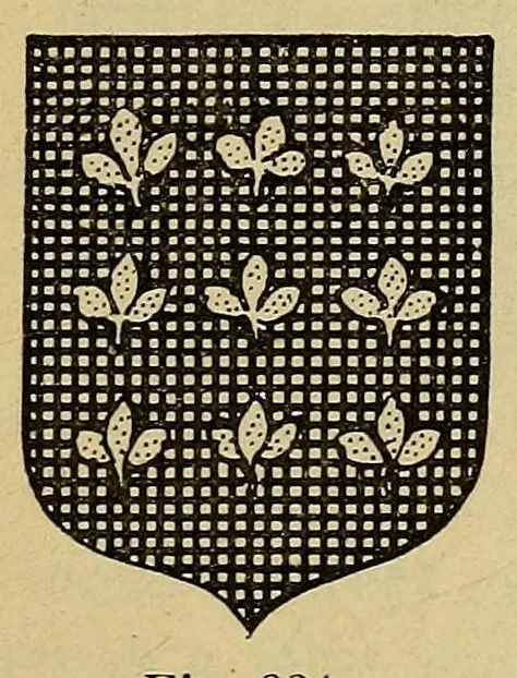 An illustration from Grammatica araldica ad uso degli italiani, 1904, leaf 145