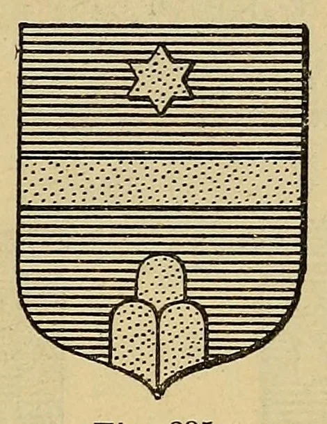 An illustration from Grammatica araldica ad uso degli italiani, 1904, leaf 149