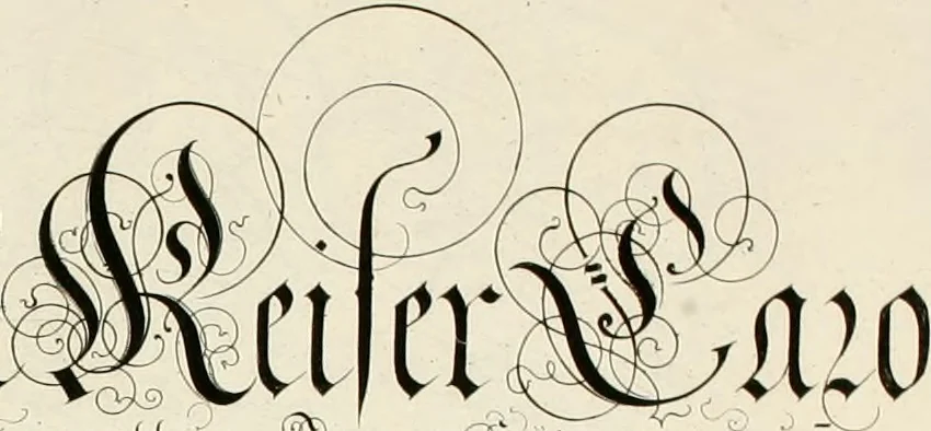 An illustration from Gram[m]ato-graphices : jn qvo varia scripturae emblemata, belgicis, germanicis, italicis, hispanicis, gallicis, et latinis characterib[us] exarata : cum singulorum anatomicis fundamentis ad exacté pingedum perquàm utilia, oculis spectanda jmitandaq[ue], proponuntur, 1605, leaf 55