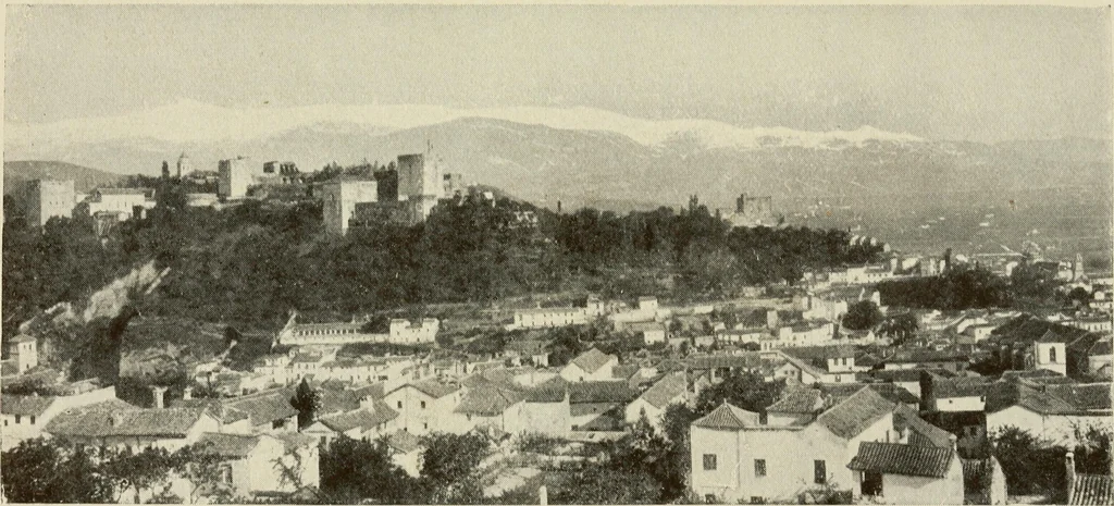 An illustration from Granada and the Alhambra, a brief description of the ancient city of Granada, with a particular account of the Moorish palace, 1907, leaf 131