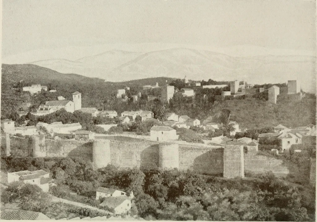 An illustration from Granada and the Alhambra, a brief description of the ancient city of Granada, with a particular account of the Moorish palace, 1907, leaf 132
