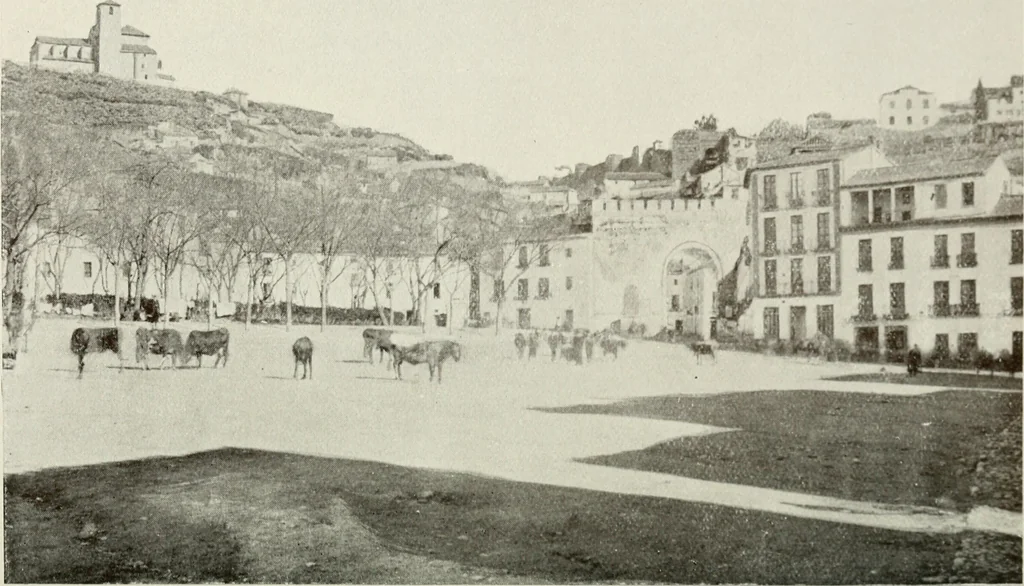 An illustration from Granada and the Alhambra, a brief description of the ancient city of Granada, with a particular account of the Moorish palace, 1907, leaf 136