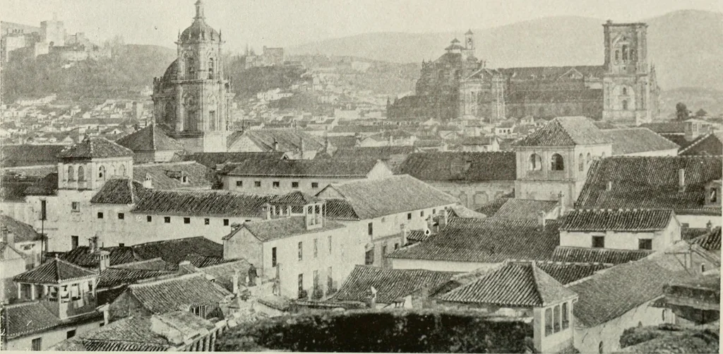 An illustration from Granada and the Alhambra, a brief description of the ancient city of Granada, with a particular account of the Moorish palace, 1907, leaf 138
