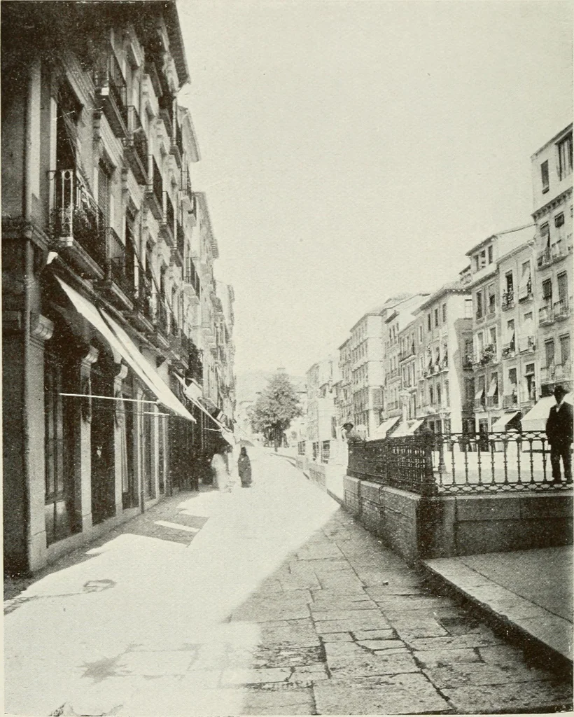 An illustration from Granada and the Alhambra, a brief description of the ancient city of Granada, with a particular account of the Moorish palace, 1907, leaf 144