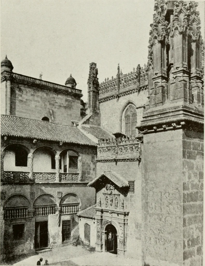 An illustration from Granada and the Alhambra, a brief description of the ancient city of Granada, with a particular account of the Moorish palace, 1907, leaf 169