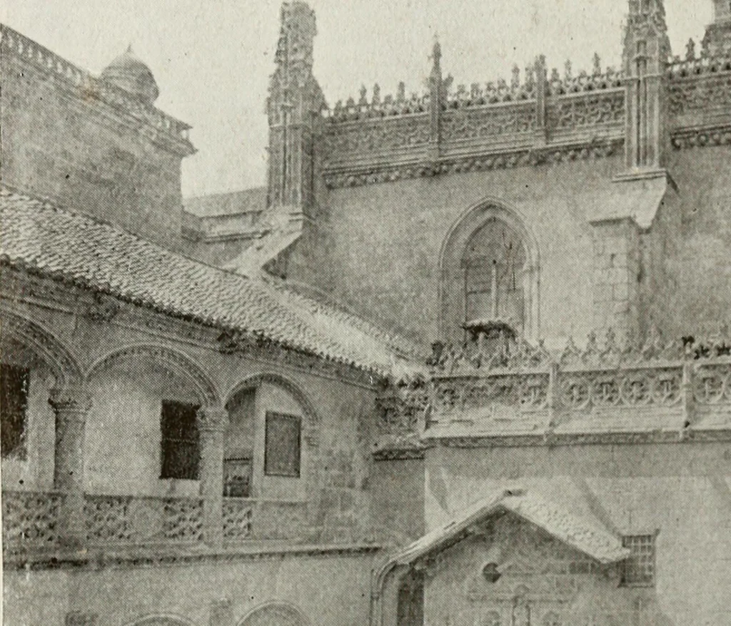 An illustration from Granada and the Alhambra, a brief description of the ancient city of Granada, with a particular account of the Moorish palace, 1907, leaf 176