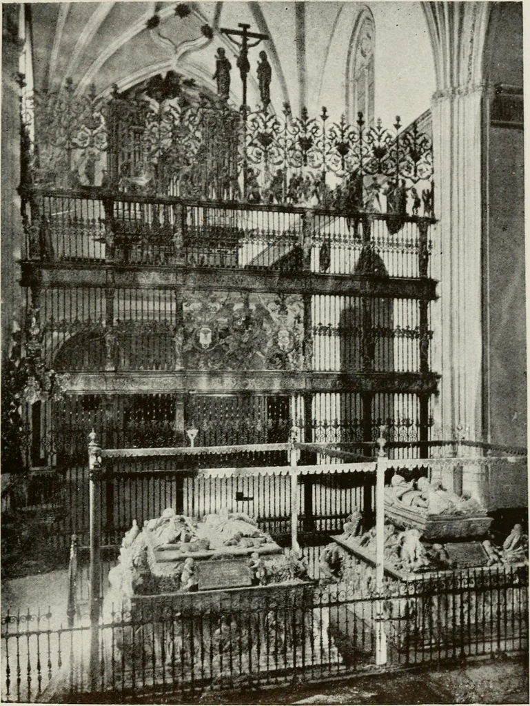 An illustration from Granada and the Alhambra, a brief description of the ancient city of Granada, with a particular account of the Moorish palace, 1907, leaf 185
