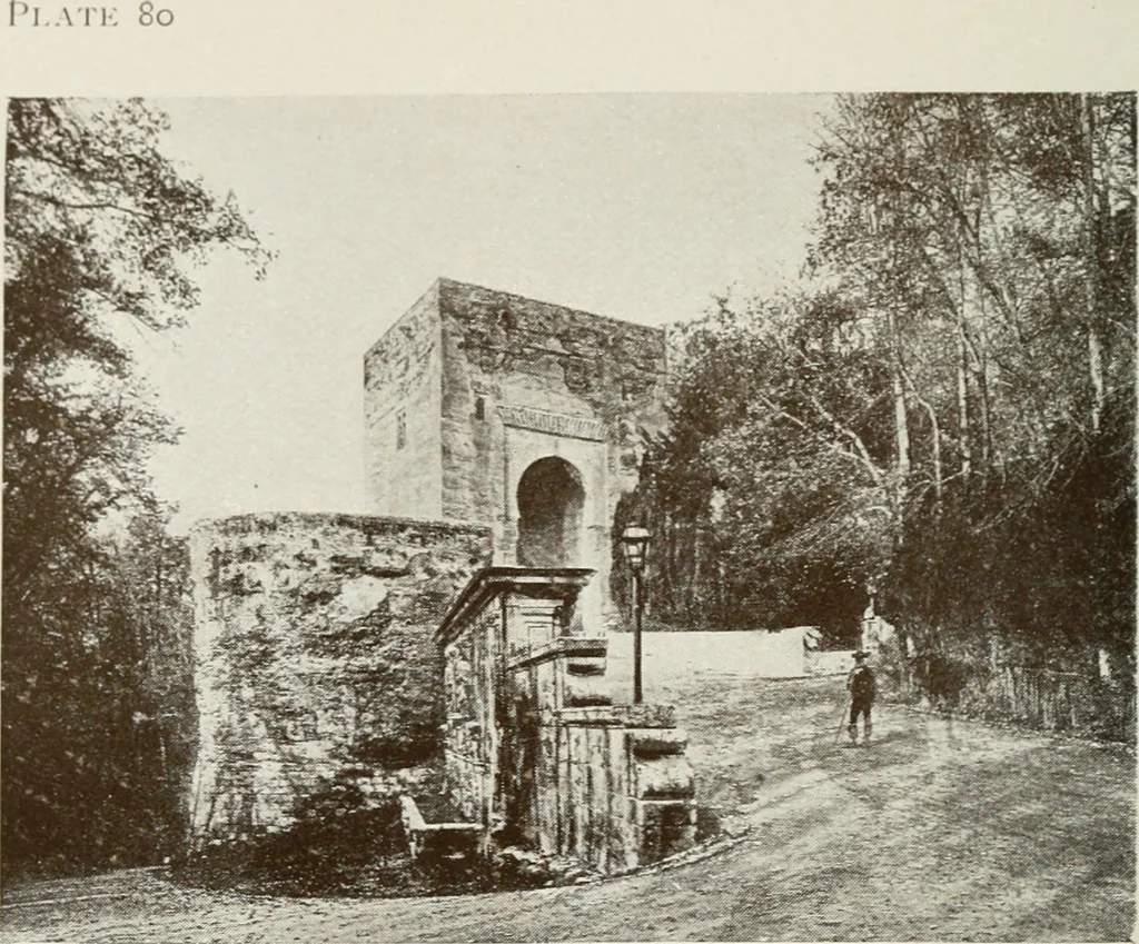 An illustration from Granada and the Alhambra, a brief description of the ancient city of Granada, with a particular account of the Moorish palace, 1907, leaf 210