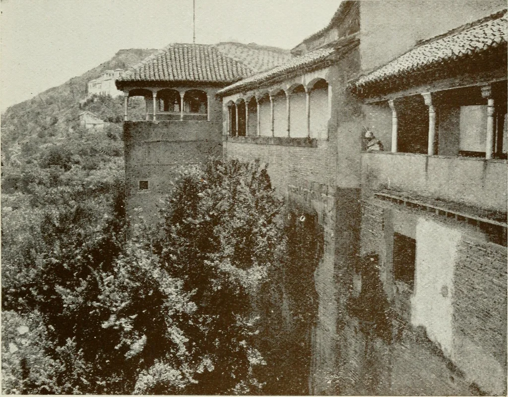 An illustration from Granada and the Alhambra, a brief description of the ancient city of Granada, with a particular account of the Moorish palace, 1907, leaf 213