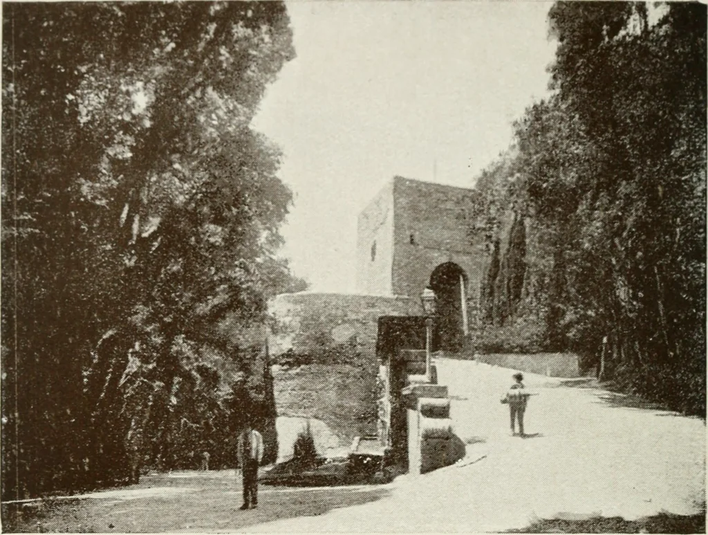 An illustration from Granada and the Alhambra, a brief description of the ancient city of Granada, with a particular account of the Moorish palace, 1907, leaf 214