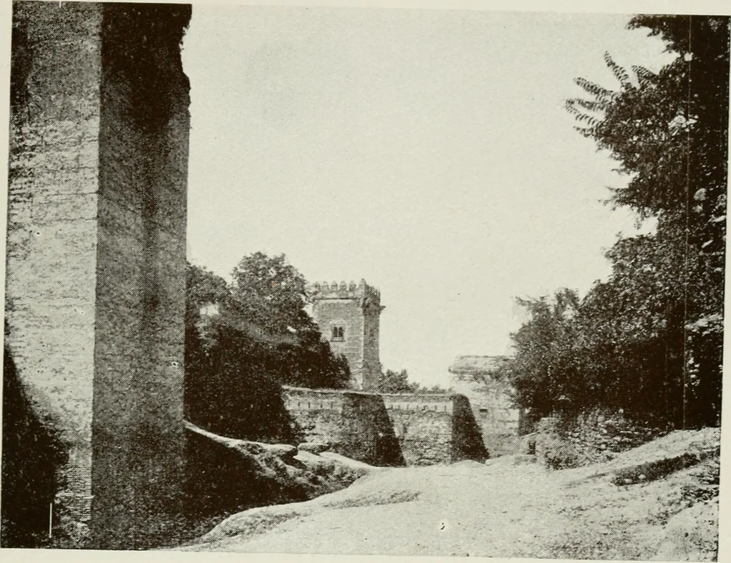 An illustration from Granada and the Alhambra, a brief description of the ancient city of Granada, with a particular account of the Moorish palace, 1907, leaf 215