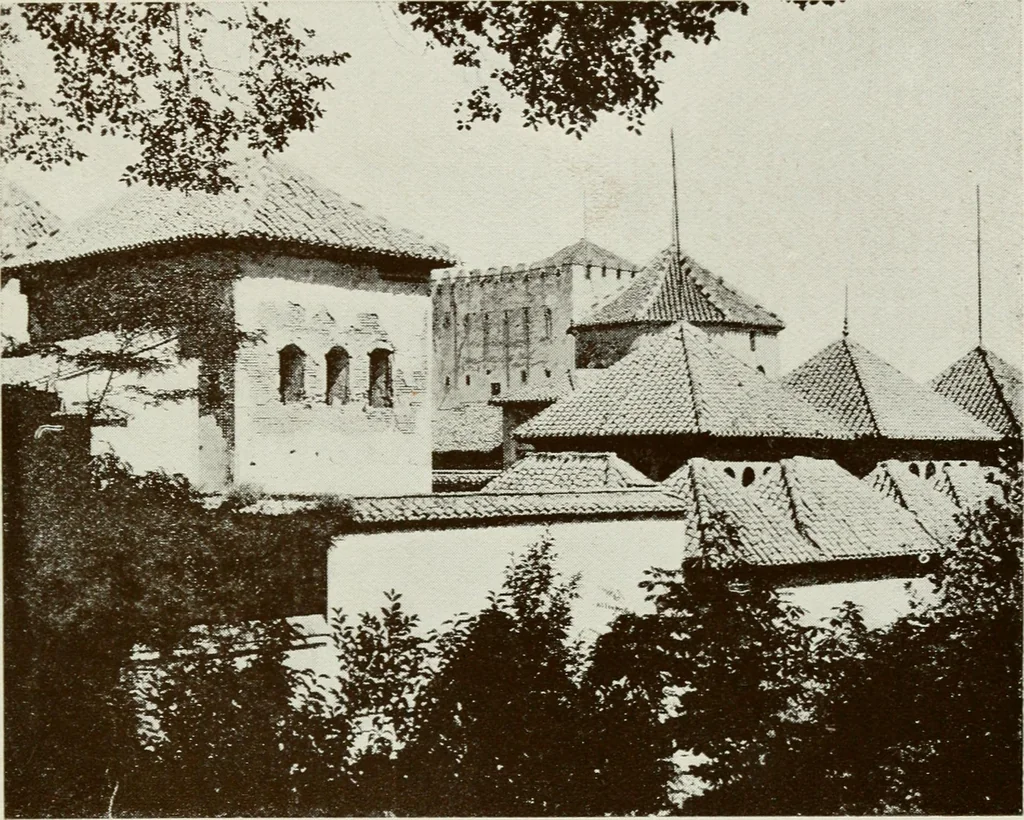 An illustration from Granada and the Alhambra, a brief description of the ancient city of Granada, with a particular account of the Moorish palace, 1907, leaf 221