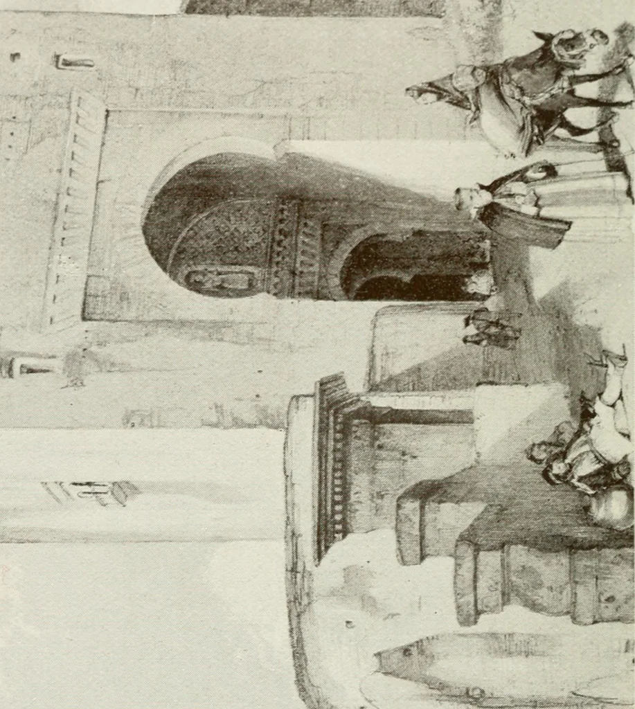 An illustration from Granada and the Alhambra, a brief description of the ancient city of Granada, with a particular account of the Moorish palace, 1907, leaf 224
