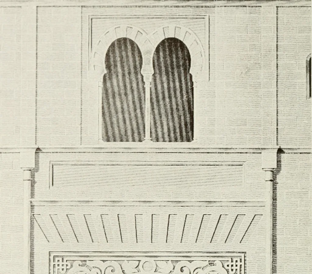 An illustration from Granada and the Alhambra, a brief description of the ancient city of Granada, with a particular account of the Moorish palace, 1907, leaf 230
