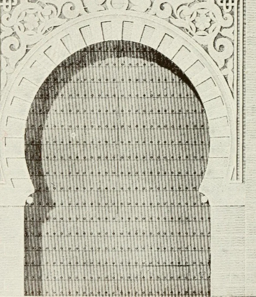 An illustration from Granada and the Alhambra, a brief description of the ancient city of Granada, with a particular account of the Moorish palace, 1907, leaf 230