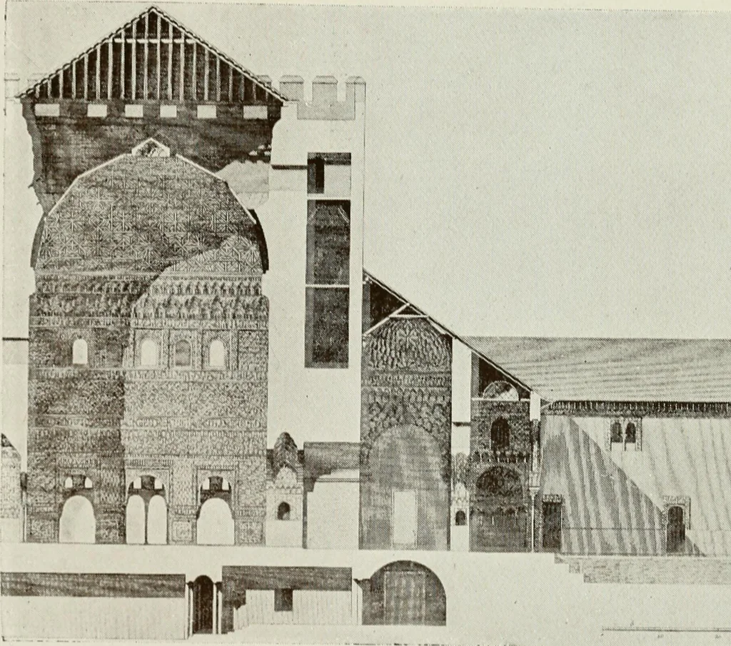 An illustration from Granada and the Alhambra, a brief description of the ancient city of Granada, with a particular account of the Moorish palace, 1907, leaf 231