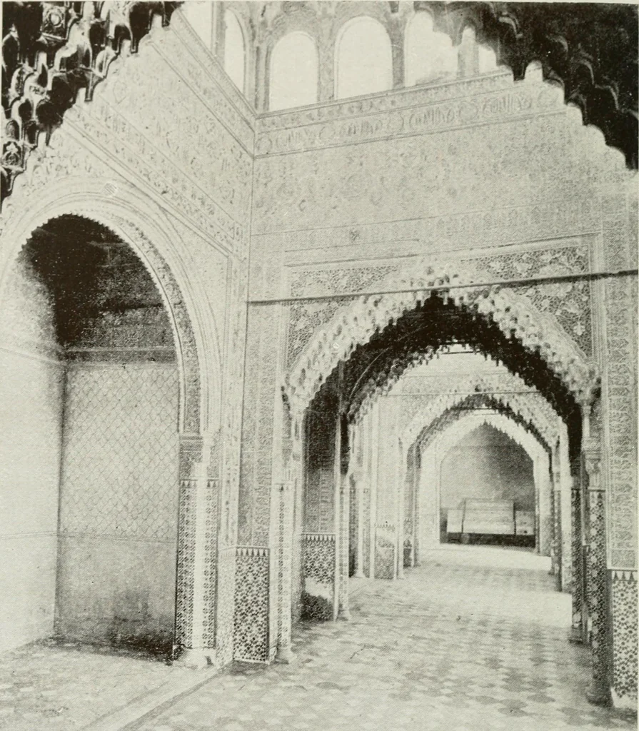 An illustration from Granada and the Alhambra, a brief description of the ancient city of Granada, with a particular account of the Moorish palace, 1907, leaf 236